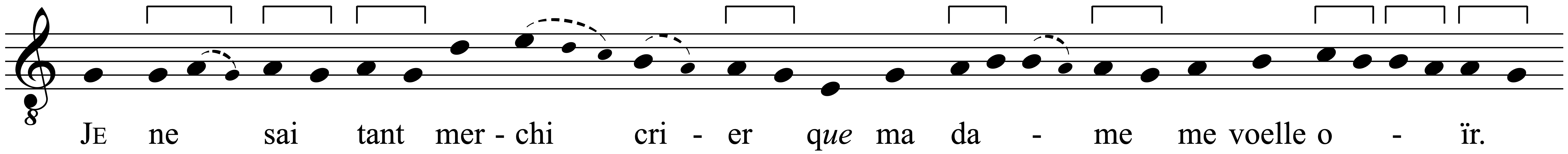 Work musical notation